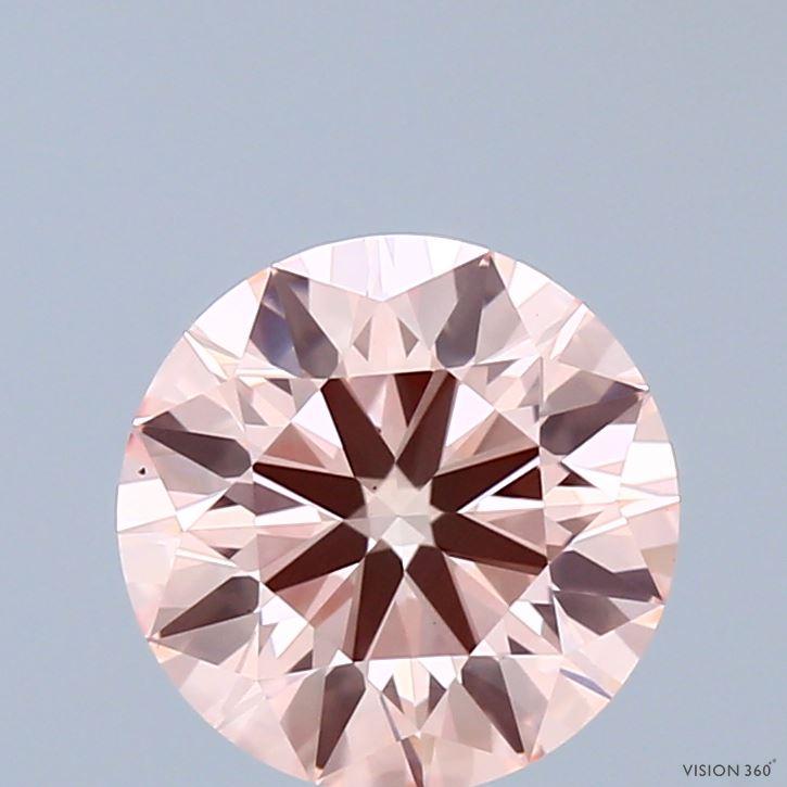 2.00 Ct. Fancy Intense Pink Round Lab Grown Diamond