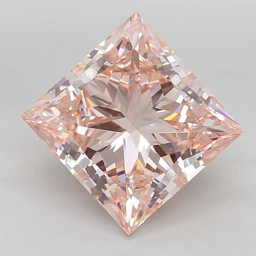 8.00 Ct. Fancy Intense  Pink Princess Lab Grown Diamond