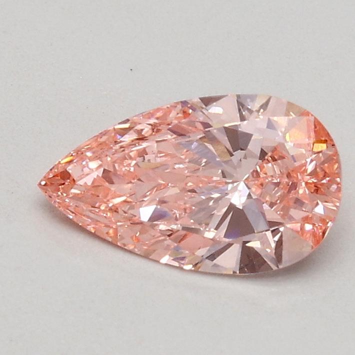 0.48 Ct. Fancy Vivid Pink Pear Lab Grown Diamond