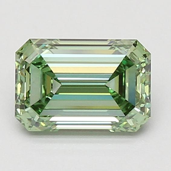 1.45 Ct. Fancy Vivid Green Emerald Lab Grown Diamond