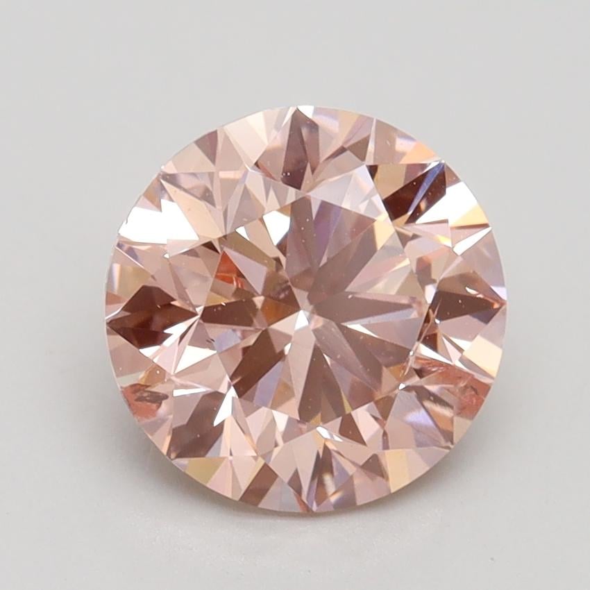 2.00 Ct. Fancy Intense Pink Round Lab Grown Diamond
