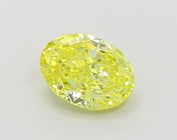1.25 Ct. Fancy Vivid Yellow Oval Lab Grown Diamond