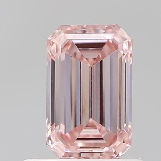 0.82 Ct. Fancy Intense  Pink Emerald Lab Grown Diamond