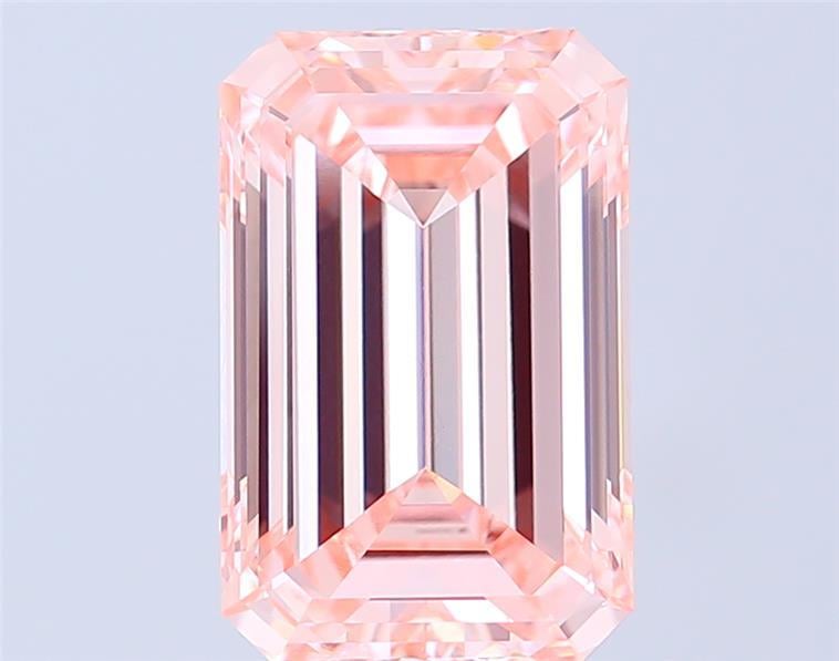 5.04 Ct. Fancy Intense Pink Emerald Lab Grown Diamond