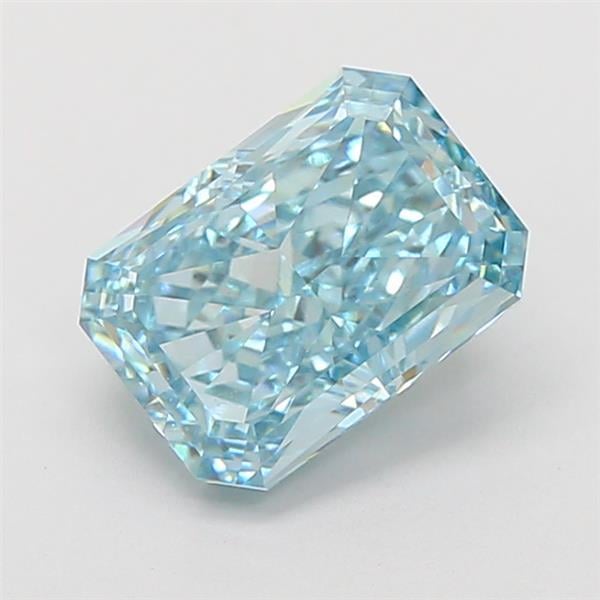 1.85 Ct. Fancy Vivid Green Radiant Lab Grown Diamond