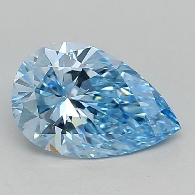 0.95 Ct. Fancy Vivid Blue Pear Lab Grown Diamond