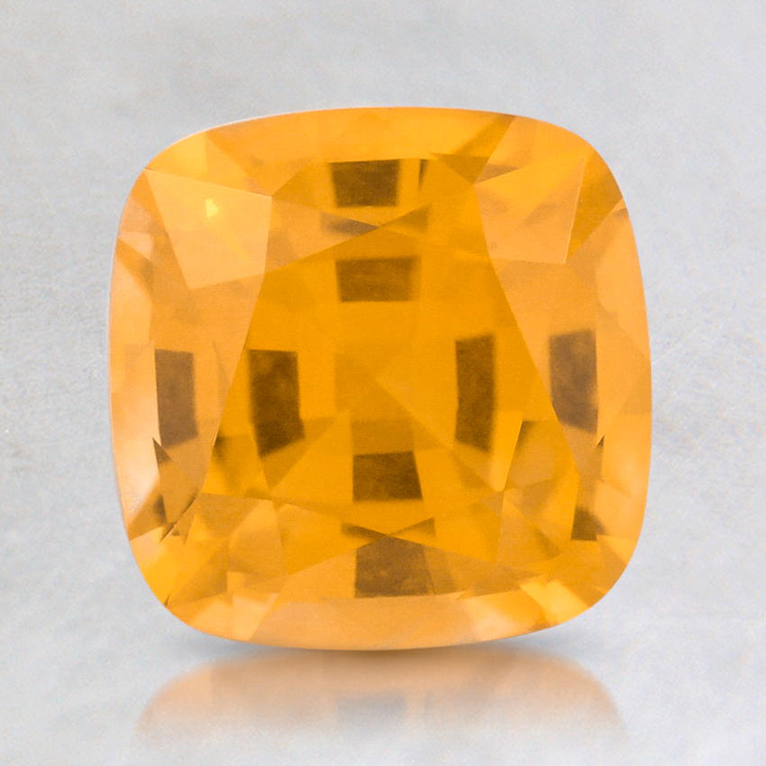 7.3x7.3mm Premium Yellow Cushion Sapphire