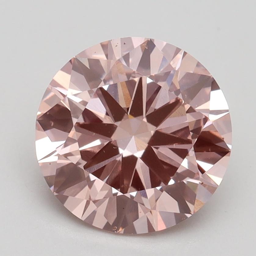 2.29 Ct. Fancy Intense Pink Round Lab Grown Diamond