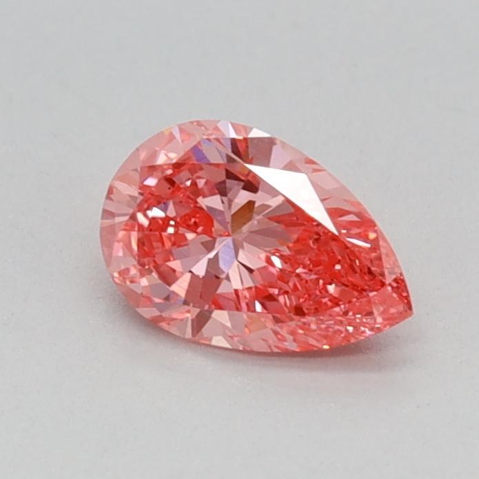 0.33 Ct. Fancy Vivid Pink Pear Lab Grown Diamond
