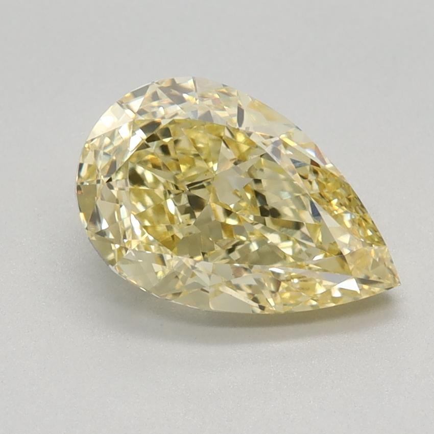 1.60 Ct. Fancy Intense Yellow Pear Lab Grown Diamond