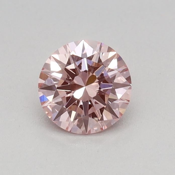 0.31 Ct. Fancy Vivid Pink Round Lab Grown Diamond