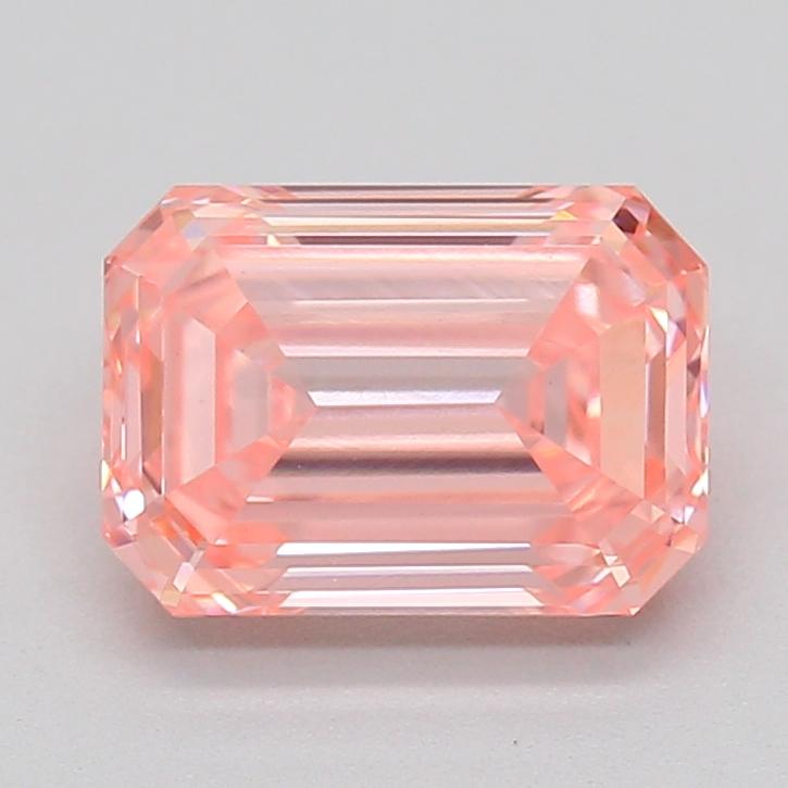 1.07 Ct. Fancy Vivid  Pink Emerald Lab Grown Diamond
