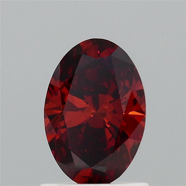 1.02 Ct. Fancy Vivid  Orange Oval Lab Grown Diamond