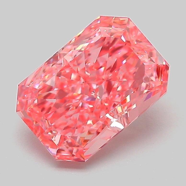 2.04 Ct. Fancy Vivid Pink Radiant Lab Grown Diamond