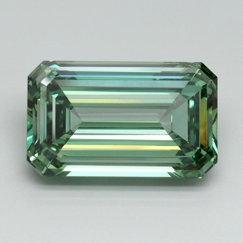 10.04 Ct. Fancy Vivid Green Emerald Lab Grown Diamond