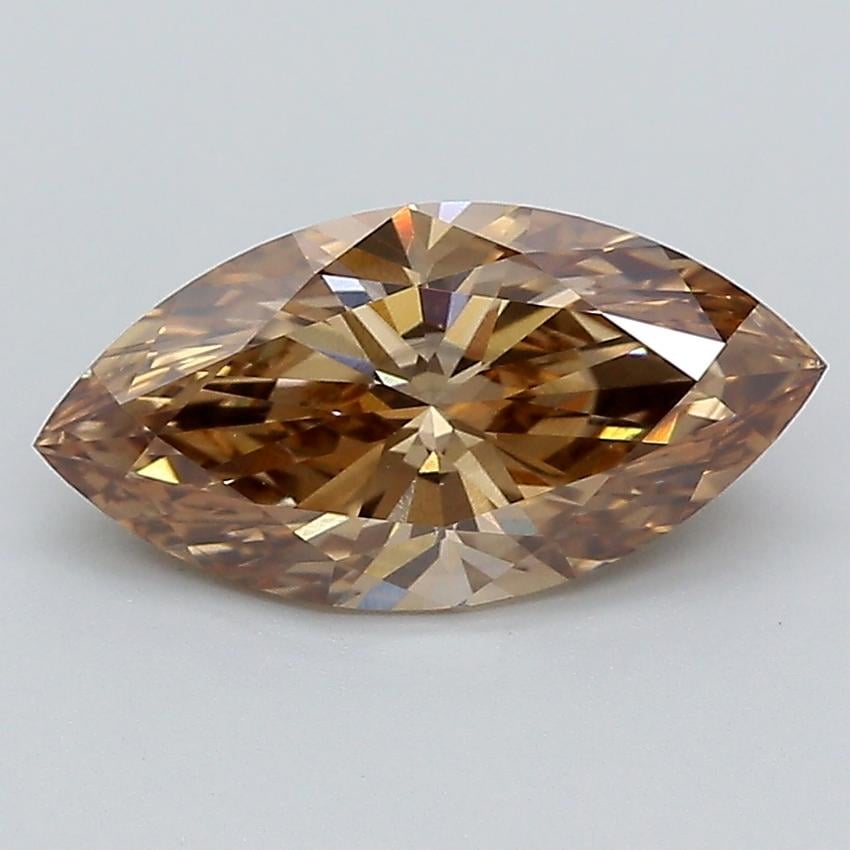 2.07 Ct. Fancy Light  Brown Marquise Lab Grown Diamond