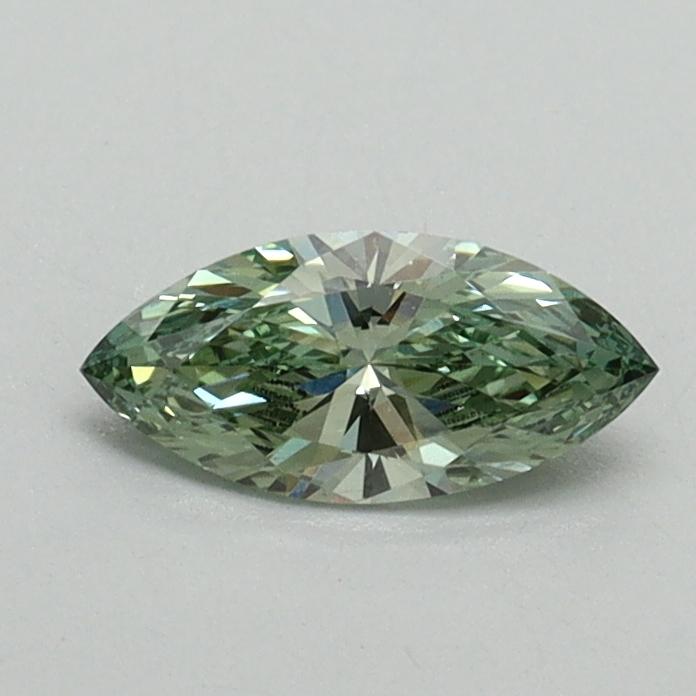 0.36 Ct. Fancy Vivid Green Marquise Lab Grown Diamond