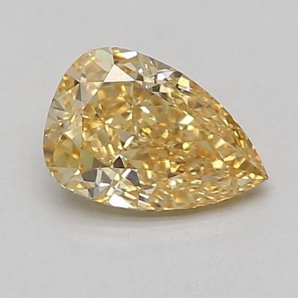 1.07 Ct. Fancy Intense Yellow Pear Lab Grown Diamond