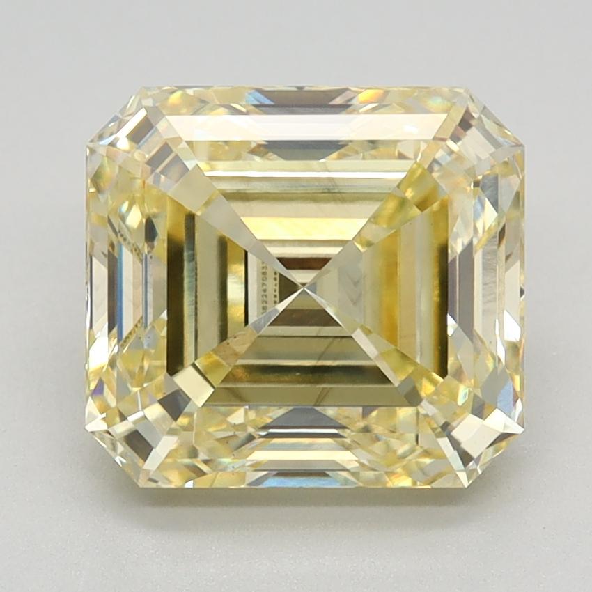 3.02 Ct. Fancy Intense Yellow Asscher Lab Grown Diamond