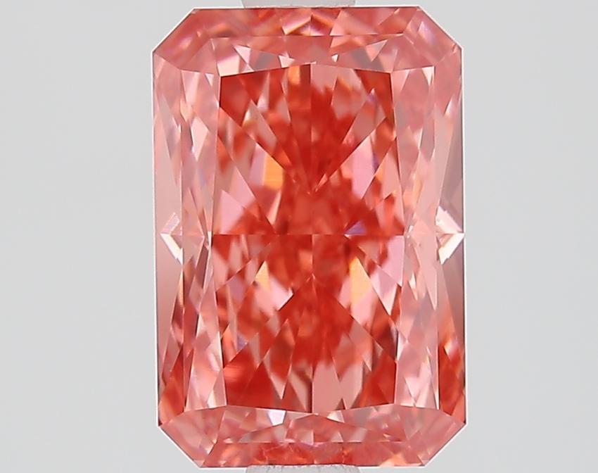 2.12 Ct. Fancy Vivid Pink Radiant Lab Grown Diamond