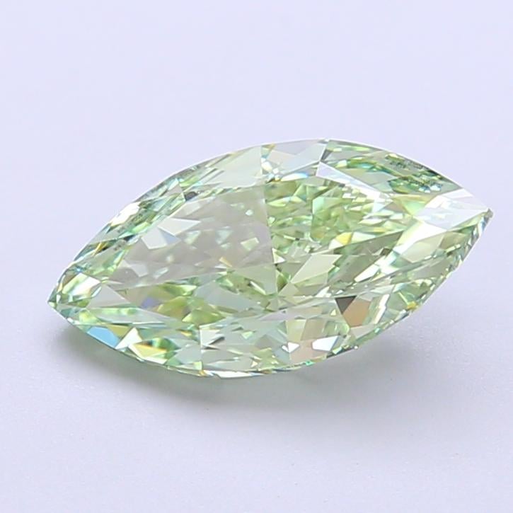 1.70 Ct. Fancy Vivid Green Marquise Lab Grown Diamond