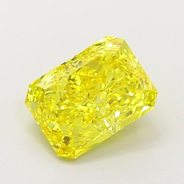 1.28 Ct. Fancy Vivid Yellow Radiant Lab Grown Diamond