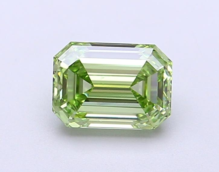 1.07 Ct. Fancy Vivid  Green Emerald Lab Grown Diamond