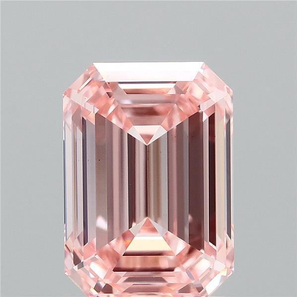 2.01 Ct. Fancy Intense Pink Emerald Lab Grown Diamond