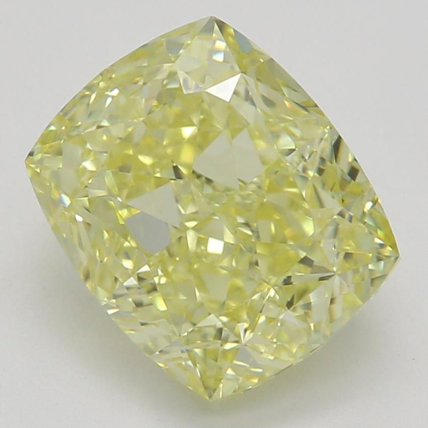 2.01 Ct. Fancy Intense Yellow Cushion Diamond
