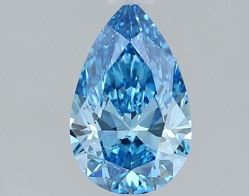 1.05 Ct. Fancy Vivid Blue Pear Lab Grown Diamond