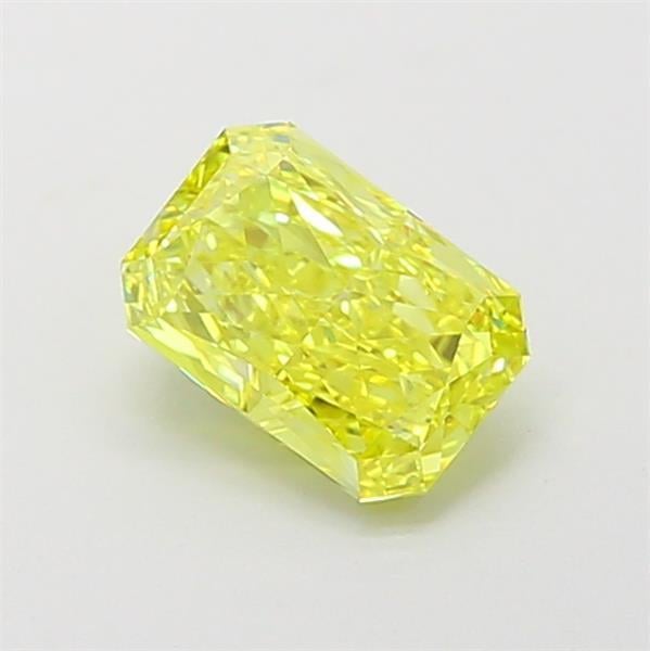 1.07 Ct. Fancy Vivid  Yellow Radiant Lab Grown Diamond