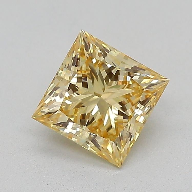 1.02 Ct. Fancy Yellow Princess Lab Grown Diamond