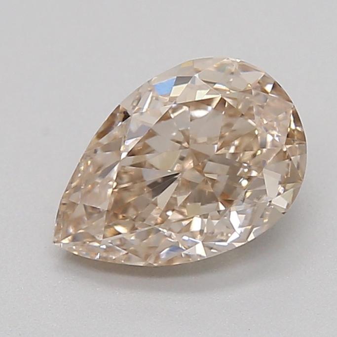 0.73 Ct. Very Light  Brown Pear Lab Grown Diamond