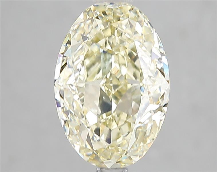 3.01 Ct. Fancy Intense Yellow Oval Lab Grown Diamond