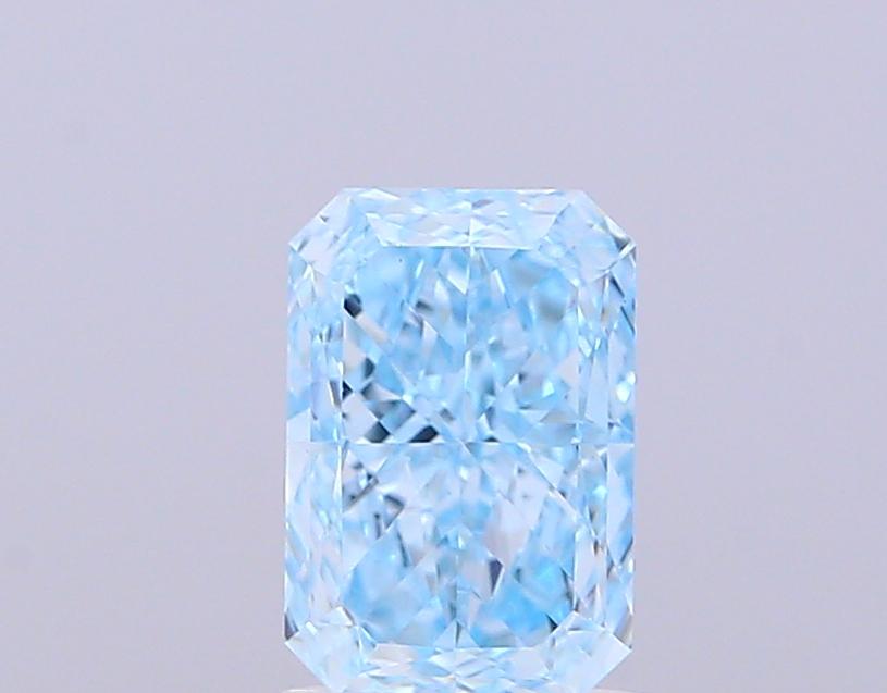 1.23 Ct. Fancy Vivid  Blue Radiant Lab Grown Diamond