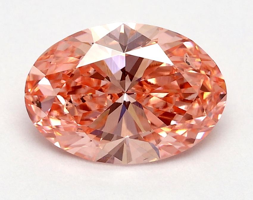 1.5 Ct. Fancy Vivid Pink Oval Lab Grown Diamond