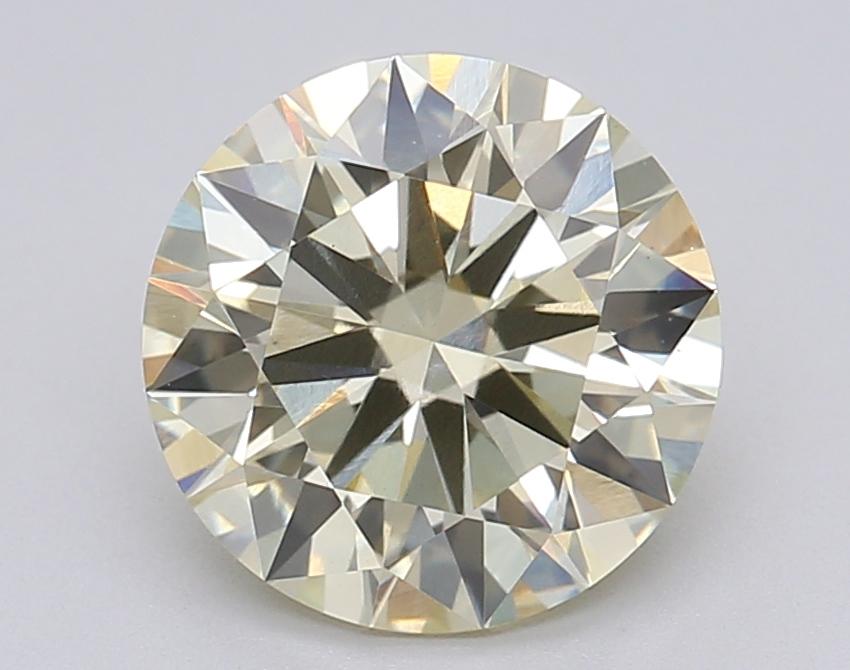 2.01 Ct. Fancy Light Yellow Round Lab Grown Diamond