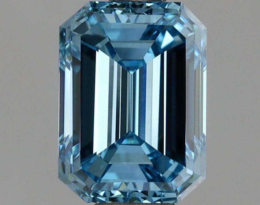 1.50 Ct. Fancy Vivid Blue Emerald Lab Grown Diamond