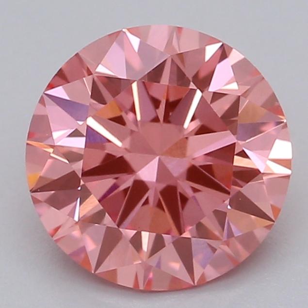 1.04 Ct. Fancy Vivid Pink Round Lab Grown Diamond