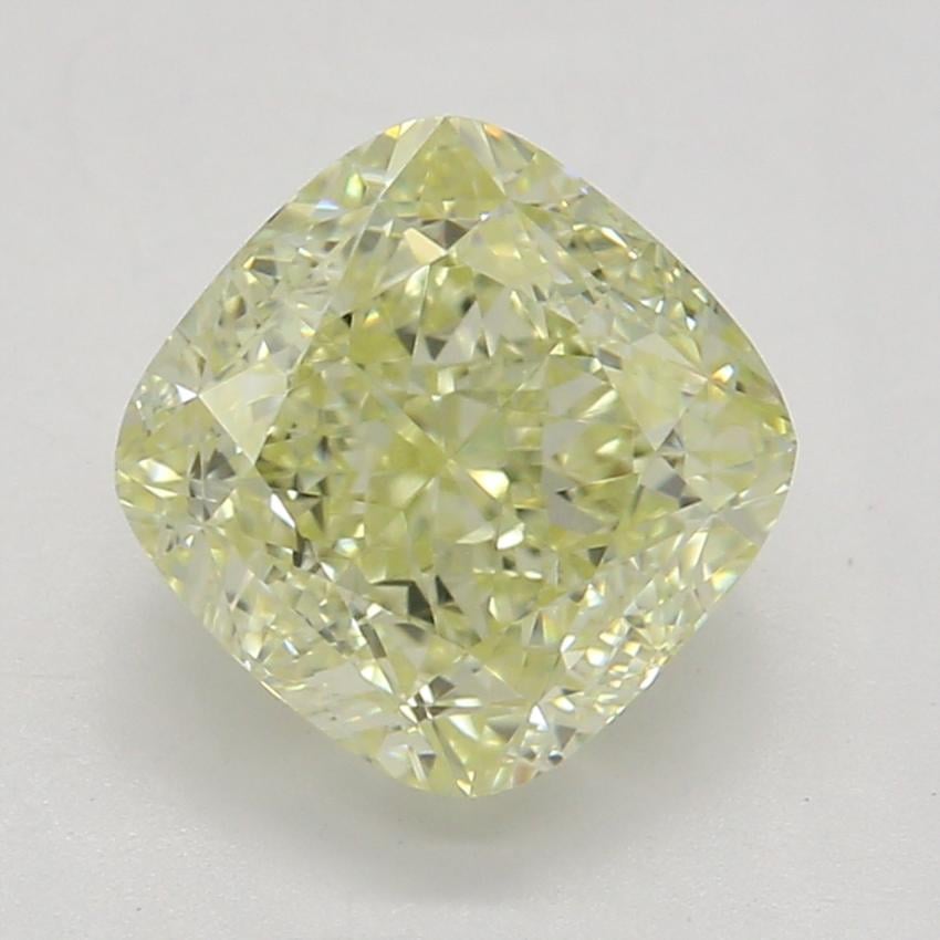 1.30 Ct. Fancy Light Yellow Cushion Diamond