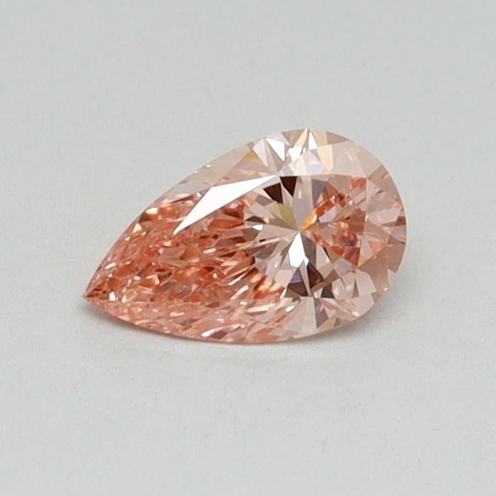 0.33 Ct. Fancy Vivid Pink Pear Lab Grown Diamond