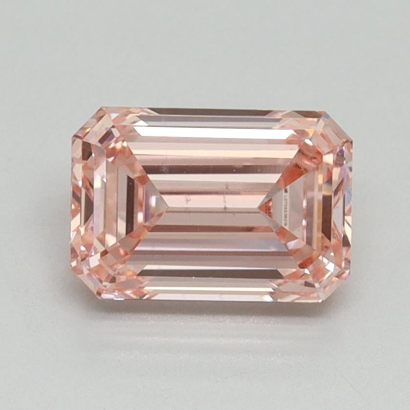 1.52 Ct. Fancy Vivid Pink Emerald Lab Grown Diamond