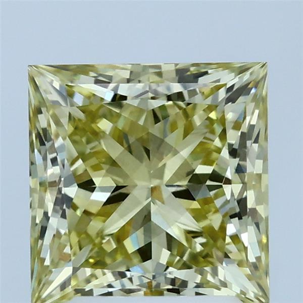 2.51 Ct. Fancy Light Yellow Princess Lab Grown Diamond