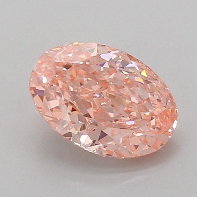 1.50 Ct. Fancy Vivid Pink Oval Lab Grown Diamond