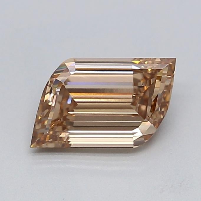 1.04 Ct. Light  Brown Emerald Lab Grown Diamond
