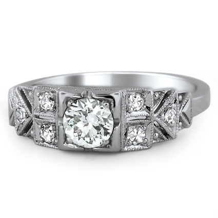Art Deco Diamond Vintage Ring