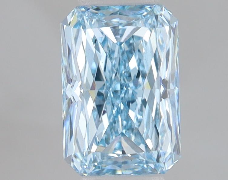 1.09 Ct. Fancy Vivid Blue Radiant Lab Grown Diamond
