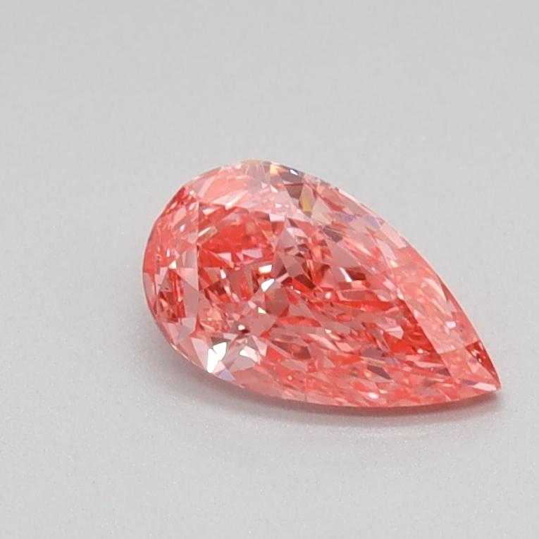 0.41 Ct. Fancy Vivid Pink Pear Lab Grown Diamond