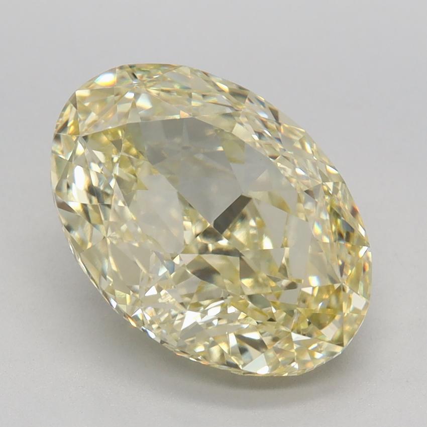 4.02 Ct. Fancy Intense Yellow Oval Lab Grown Diamond