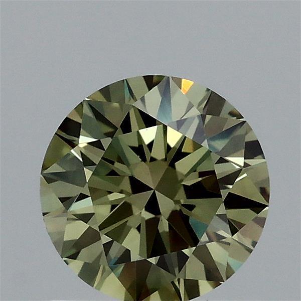 0.96 Ct. Fancy Vivid Green Round Lab Grown Diamond